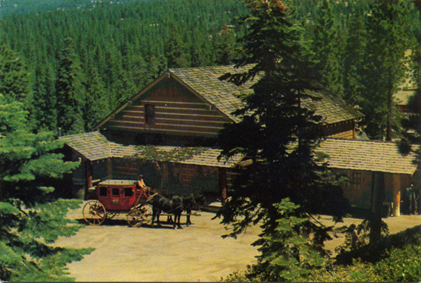 Ponderosa Ranch, Lake Tahoe, old postcards, brochures, photos and other historic images